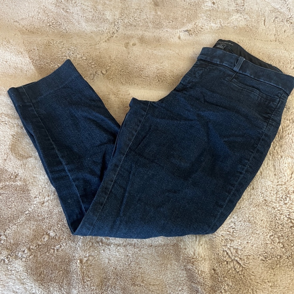 Banana Republic Navy Sloan-Fit Jeans